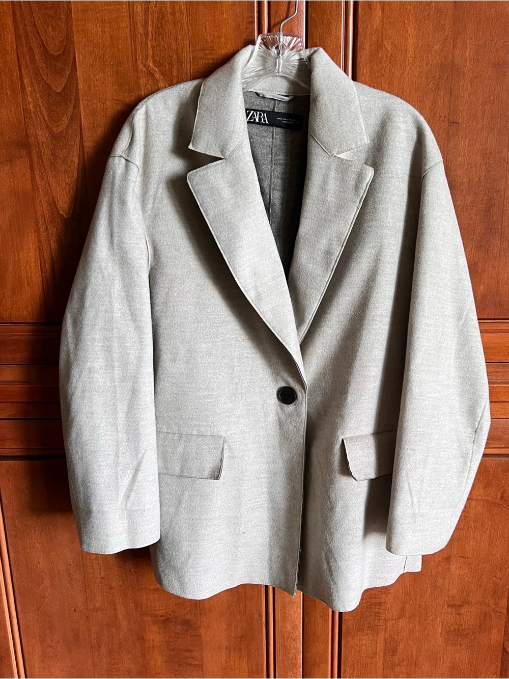 Zara blazer coat